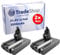 Lot de 2 batteries Li-Ion 2 A pour Dyson DC58 DC61 DC62 DC72 DC74 DC59 SV03 SV05 SV06 SV07 SV09 V6 Serie/batterie de rechange haute qualité 21,6 V