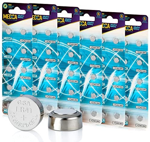 1.5V Alkaline Batteries - LR41, 192, 92A,LR736, and AG3 Battery - Button Coin Cell for Hearing Aids, Amplifiers, Clocks, Toys, Remotes, Calculators, Lasers, Long Lasting Power, Anti Corrosion, 60 Pcs