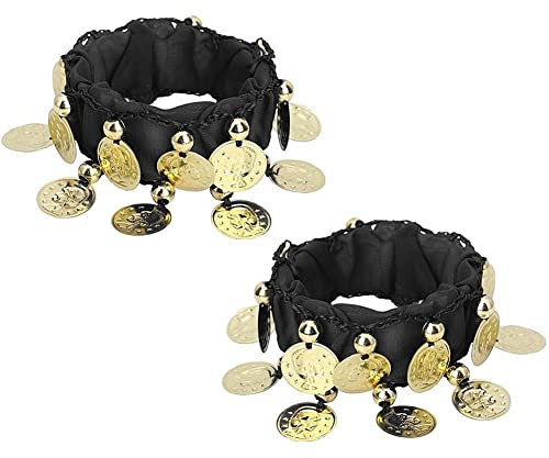 Fopytu Belly Dance Armband Gypsy Schmuckmünzarmband Armband Knöchel Armbänder Armreifen Für Halloween -kostüm Geschenk