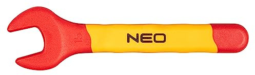 Neo Tools 15mm Flachschlüssel 1000V | Elektro-Schraubenschlüssel aus langlebigem Chrom-Vanadium-Stahl | Zertifiziert bis 1000V | Präziser Einseitiger Schraubenschlüssel für Elektroarbeiten