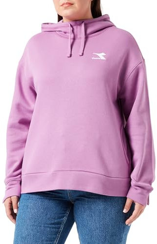 Diadora L.hoodie Slit, Felpa Donna, Viola (Violet Mulberry), S
