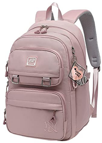 BASICPOWER School Backpack for Girls Boys, Laptop Backpack Middle High School Student Bookbag for Teens, Purple, 12.6 x 8.7 x 17.7, Classic