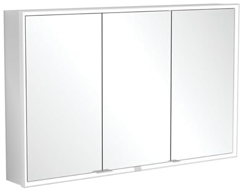 Villeroy & Boch My View Now, Spiegelschrank für Wandeinbau mit Beleuchtung, 1200x750x167,5 mm, mit EIN-/Ausschalter, Smart Home fähig, 3 Türen, A45812