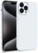 MyGadget Funda para iPhone 15 Pro MAX en Silicona TPU - Carcasa de Doble Capa - Case Resistente Antigolpes y Anti choques - Ultra Protectora Blanco