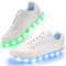 PADGENE Sportschuhe mit blinkenden LEDs, für Damen und Herren, wiederaufladbar über USB, 41 EU