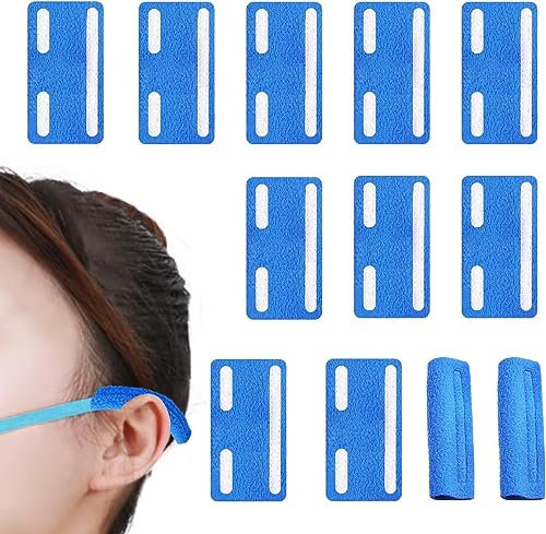 12 Stück Gehörschutz für Sauerstoffschläuche, Nasenkanülen, Ohrpolster, Sauerstoffkanülen, Gesicht, weiche Abdeckung für Sauerstoffbenutzer, um Ohrenschmerzen zu lindern und