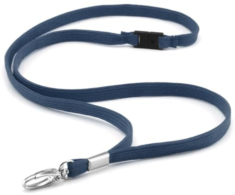 CKB LTD Premium Lanyards Umhängeband mit Breakaway und Drehgelenk Metall Clip für Ausweishalter Lanyard Einfarbig