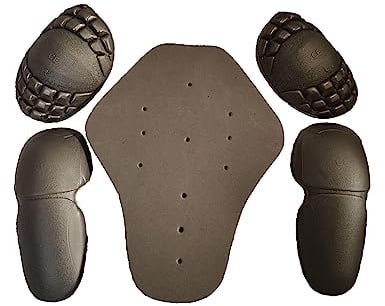 Dickly 5 Pezzi equipaggiamento Protettivo per Il Corpo della Motocicletta Accessori per Moto Durevole Cuscinetto di Protezione per Moto in Eva per
