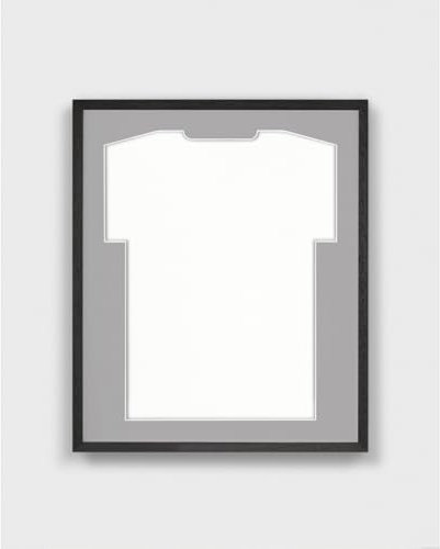 ARTIS Trikotrahmen Basic - Bilderrahmen für Trikot 52,5x62,5x3 cm - Objektrahmen für echte Fußballfans - Schwarz Rahmen für Trikot - Bilderrahmen für Fußballtrikot Holz