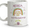 LolaPix Regalos baloncesto. Taza personalizada. Tazas de cafe originales. Regalo entrenador. Regalo entrenadora. Taza cerámica 330 ml.