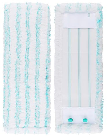 Sgizoku 2 Stück Moppbezüge für Profi XL Micro Duo/Profi XL Cotton Plus Bodenwischtücher, 2 Fasersysteme Ersatzbezug mit Spezialborsten für hohe Saugfähigkeit und Fleckentfernung