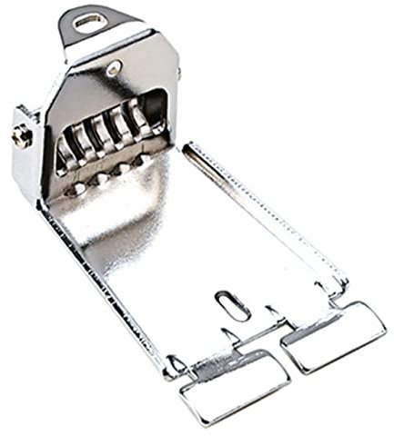 Mikinona 2stücke String Banjo Tailpiece Chrom-gitarren-zubehör Metall Für Klare Töne Und Übertonreichtum Installieren Leicht Und Langlebig Upgrade Für Banjo-liebhaber