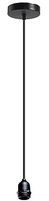 LEDSone IP65 E27 Waterproof Outdoor Pendant Light, 1m Adjustable Cable | Weatherproof Hanging Ceiling Lamp for Garden, Porch, Patio, Gazebo, Pergola & Shed