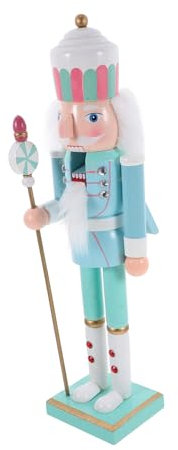 CONGARTENO Nussknacker-Verzierung Nussknacker-Puppen Weihnachts-Nussknacker-Soldaten Tischdekoration Traditionelle Dekoration Weihnachtsschmuck für Puppen Nussknacker Christbaumspitze Holz