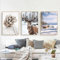 3er Set Poster, 3er Bilder Set Winter, Bild Schlafzimmer Über Bett, Poster & Kunstdrucke, Aesthetic Bilder Schlafzimmer Deko Wandschlafzimmer Deko Wand Modern Winter Schnee (#B, 21x30 cm, Ungerahmt)