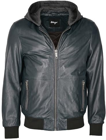 Maze Herren Lederjacke 42021199 Dark Ink L