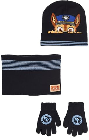 Pat Patrouille, Bonnet, Tour de Cou et Gants, Garçon
