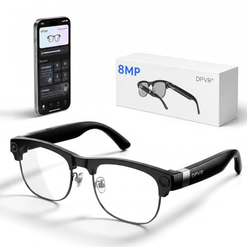G3 AI Smart Brille mit Kamera und Bluetooth, 8MP Videoaufnahmebrille