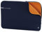 Hama Laptoptasche Neoprene mit Kratzschutz (Notebook Tasche für Damen und Herren, widerstandsfähige Laptophülle mit weichem Innenfutter, 34 cm, 13,3 Zoll) blau, orange