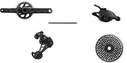 SRAM XX1 Eagle GXP Boost 175 Black Edition 32T Kettenblatt 10-50T schwarze Kassette