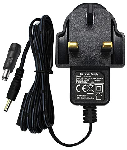 Security-01 AC to DC 5V 2A Power Adapter Supply, Plug 3.5mm x 1.35mm, with 5.5mm x 2.1mm Connector