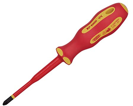 Draper 02166 XP1000 VDE Slimline PZ Type Screwdriver, No.2 x 100mm