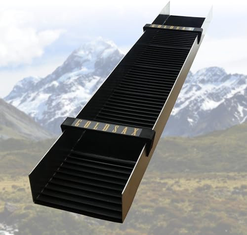 Große Goldwaschrinne zur Produktion „Model 1A“, extra leicht, komplett montiert, gold sluice box, 100 cm x 15 cm, perfekt zum Goldsuchen an Bächen und Flüssen, von GoldSax, Goldwaschen made in Germany