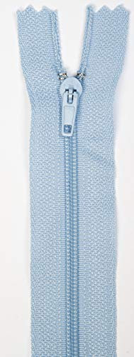 Jajasio 3 Stk. Reißverschlüsse nicht teilbar 3mm Spirale in 39 Farben hellblau 30cm nicht teilbarer Reißverschluss