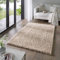 Taracarpet Shaggy Teppich Wohnzimmer Venezia Hochflor Langflor Teppiche modern Beige 300x400 cm