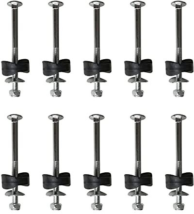 10 pièces Trampoline pièce Rechange Trampoline pour Trampoline Jardin, Outil stabilité Saut en Acier galvanisé, vis pour Fixer Le Trampoline, Accessoires Trampoline