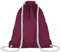 Veproli Baumwoll Turnbeutel Sportbeutel Zuziehbeutel Gymsack Sack Jute Schule Rucksack (Bordeaux)