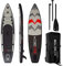 Stand Up Paddle Board Race Aufblasbares SUP-Board 315 x 70 x 15 cm mit verstellbarem Paddel, Fußkettchen, Inflator, Reparaturset, Tragetasche, geeignet, Gewicht max. 140 kg
