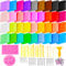 Modelliermasse Kit,36 Farben Ofen backen Polymer Clay Set,Ultraleicht Kinderknete Modellierung Ton Knete Soft Set,Lufttrockener Magischer Knete für Kinder,DIY Formton mit Werkzeugen Zubehör