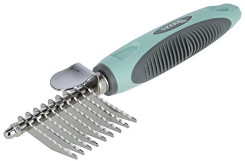 Coperani | Hundekamm | Türkis | zum Entfilzen und Ausdünnen des Fells