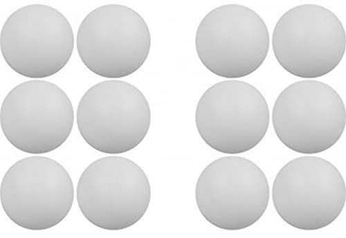 Lion - Tischtennis-Bälle 12er-Pack (Einheitsgröße) (Weiß)