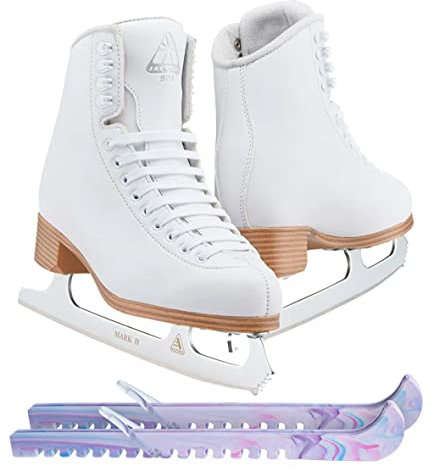 Jackson Classic JC500 Damen-Schlittschuhe mit Schlittschuhschonern, Größe 44