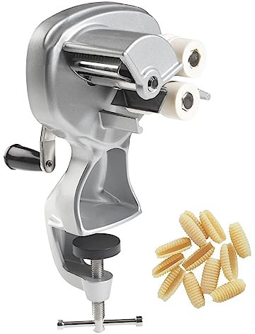 UGCER Cavatelli Fettuccine Noodle Press Machine, Manovella Italiana Pasta Spaghetti Maccheroni Maker Tool per Cucina Domestica