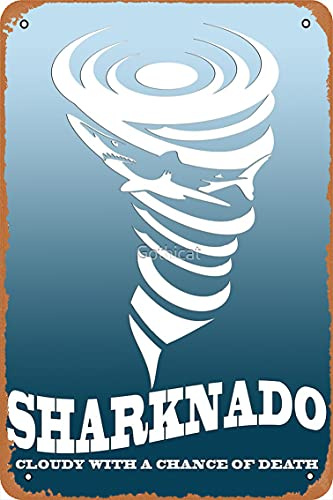 Metallschild – Sharknado Blechposter, 30,5 x 20,3 cm