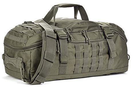 Miramrax Sporttasche, Reisetasche, Reisetasche, Wochenendtasche für Männer und Frauen, Workout-Tasche für Militär, Sport, Übernachtung, Basketball, taktisch, Fußball, wasserdicht und reißfest, Grün ,
