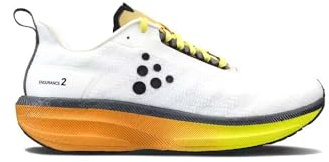 Craft Endurance 2 Herren-Sneaker, Ash White/Sour, 45 EU