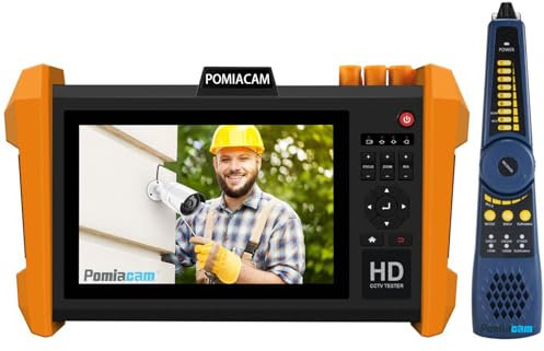 Tester telecamera IP K15-CADHS Tester CCTV 7 pollici IPS touch screen 8K Telecamera IP 8MP AHD CVI TVI SDI Test CVBS VGA e HDMI supporto porte modulo ottiche supporto POE PTZ RS485