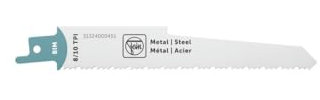 FEIN Säbelsägeblatt BIM 130 T8/10 MS für Metall für Akku-Säbelsäge ASAS 18-21 K AS