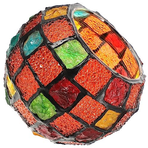 BESTonZON Abat-jour en Verre Coloré en Mosaïque pour Lampe Murale de Bureau E27/e26