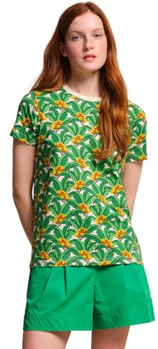 Regatta Womens Orla Kiely Easy-to-Wear T-Shirt - Green Tropical - 12
