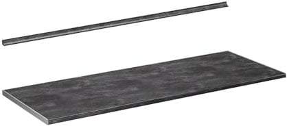 Vicco Küchenarbeitsplatte R-Line, Küchen Arbeitsplatten, Anthrazit, 160 cm