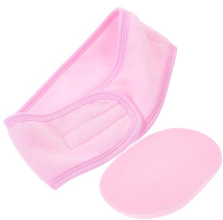 FRCOLOR 5sets Facial Skincare Spa Headband Women Hairband Face Scrubber Makeup Headband