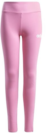 adidas Bambina Essentials Leggings, Pink Fusion/White, 14-15 Years