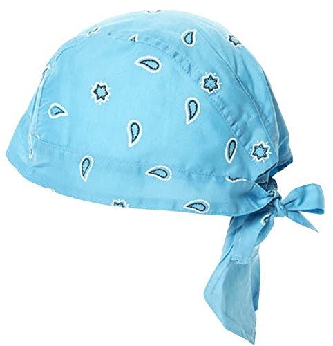 EMMEBi bandana bambino neonato cotone estivo (Turchese)