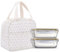 GSenhui Insulated Lunch Bags for Women Pack Lunch Bag Girls Floral Quilted Lunch Box Small Cooler Bags for School Work