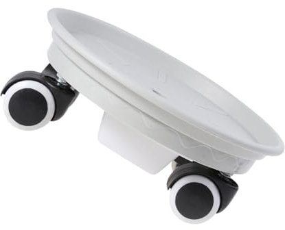 PAMINGONO Soporte De Rodante Ruedas Base para Bandeja De Drenaje Soporte Móvil para Gris